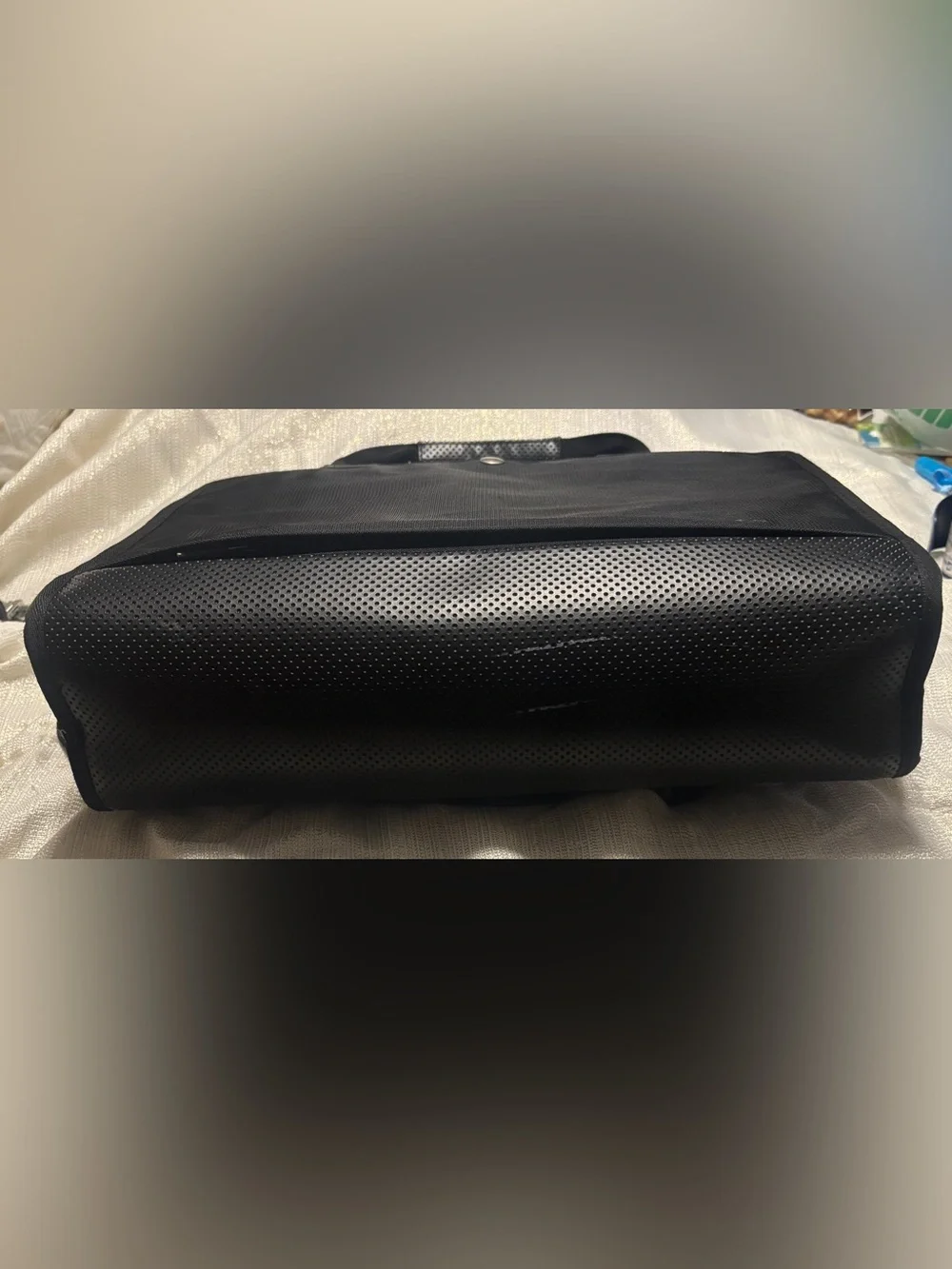 Samsonite 1990 Black and Gray 15” Laptop Briefcase Shoulder Bag